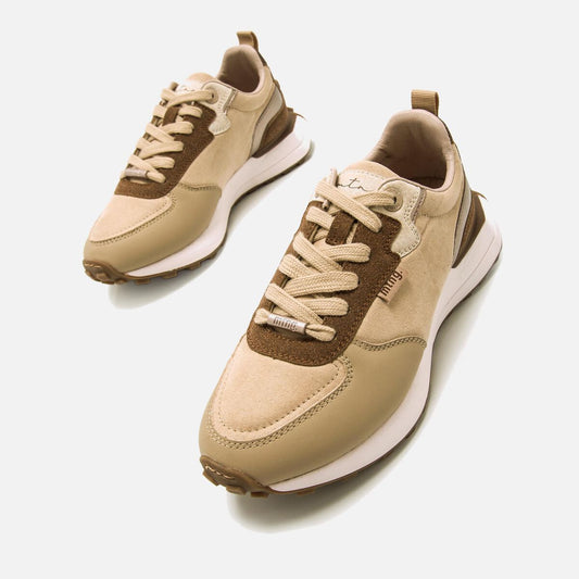 SAPATILHA MTNG BEJE COM CASTANHO