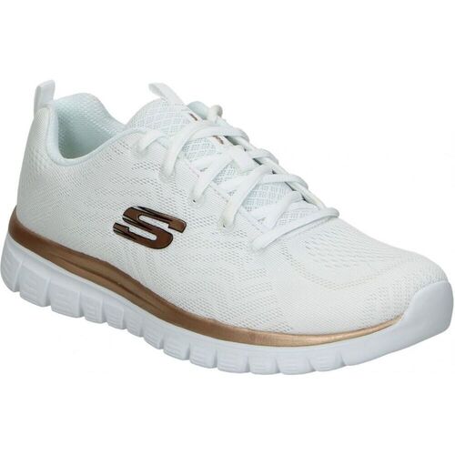 SKECHERS BRANCA E COBRE