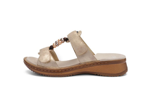 SOCA ARA DOURADA C/ PEROLAS