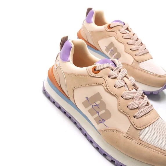 Sapatilha Rosa e Malva