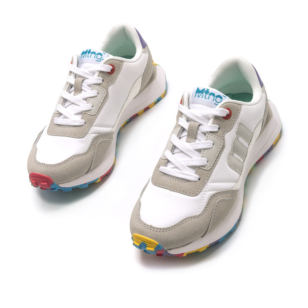 SAPATILHA BRANCA MTNG SOLA MULTICOR