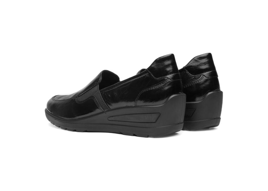 MOCASSAN ARA POLIDO PRETO