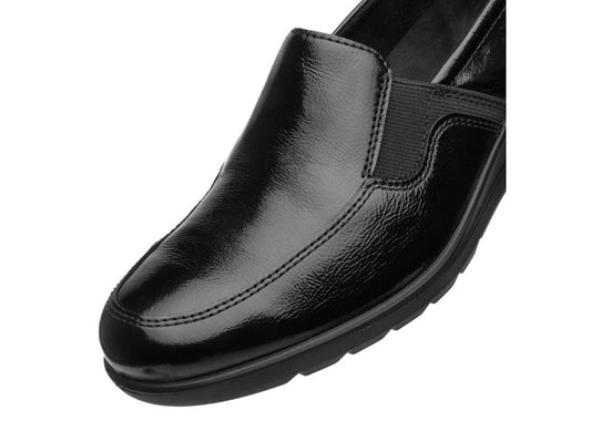 MOCASSAN ARA POLIDO PRETO