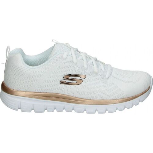 SKECHERS BRANCA E COBRE